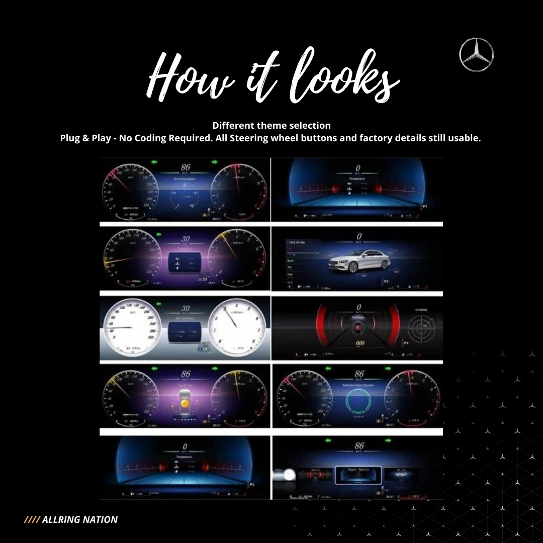 MERCEDES Digital Cluster | 12.3"