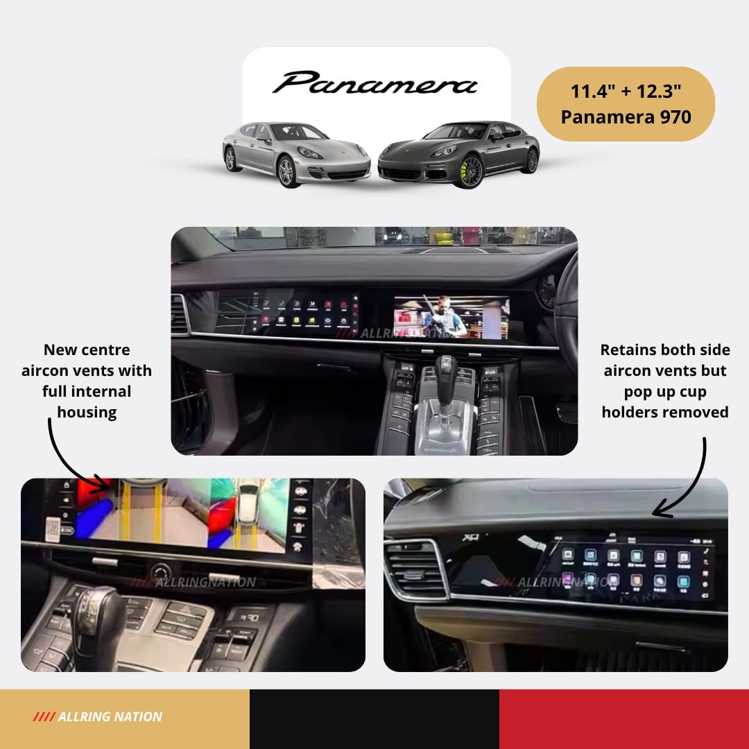 LATEST DUAL SCREEN FOR PORSCHE Macan/Cayenne/Panamera