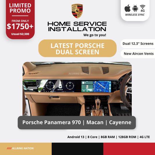 LATEST DUAL SCREEN FOR PORSCHE Macan/Cayenne/Panamera