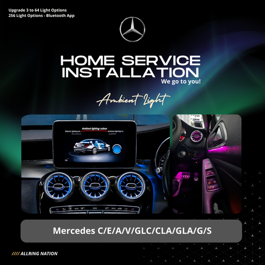 MERCEDES Ambient Lights | C/E/A/V/GLC/CLA/GLA/G/S