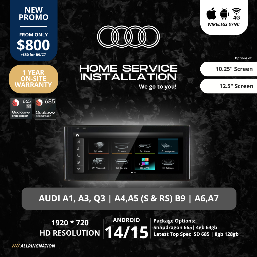 AUDI A1,A3,Q3,A4,A5,Q5 - S,RS (B9)/ A6/A7