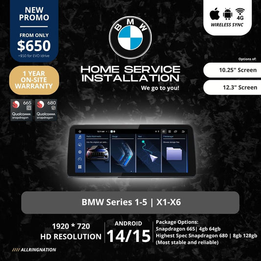 BMW 1-5 Series and X1-X6